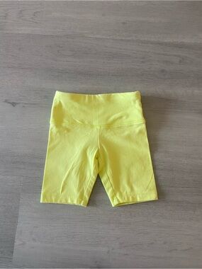 Crewcuts Neon Yellow Active Bike Shorts